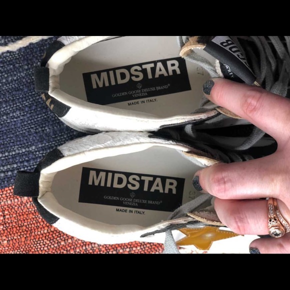 NIB Golden Goose Midstars Leopard Tongue Lace 37/7 - Picture 6 of 6